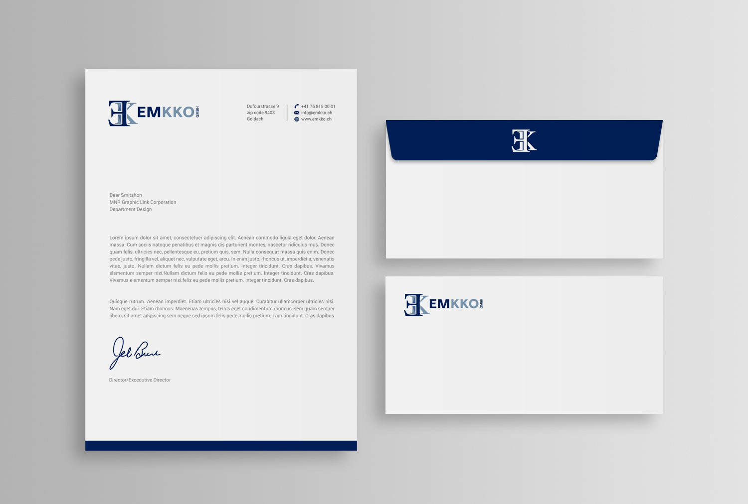 Stationery Design by mdreyad for this project | Design #21035074