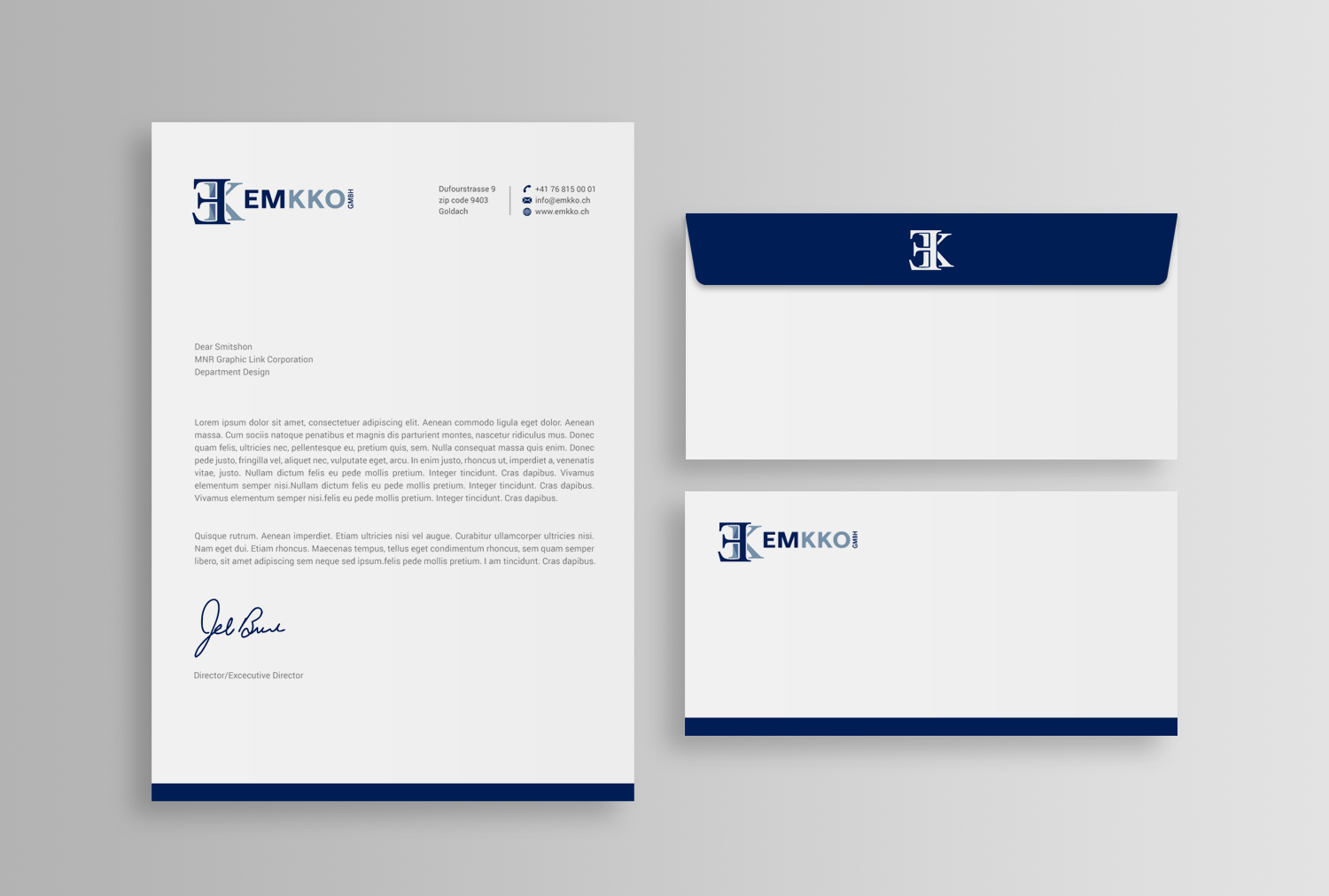 Stationery Design by mdreyad for this project | Design #21035102