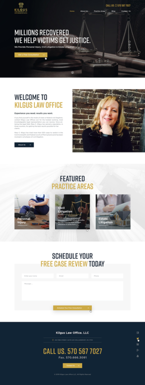 Web Design by Ved Web Services for Kilgus Law Offices LLC | Design: #21037770