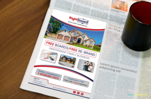 Flyer/email in the style of the front page of a newspaper | Flyer Design by ecorokerz