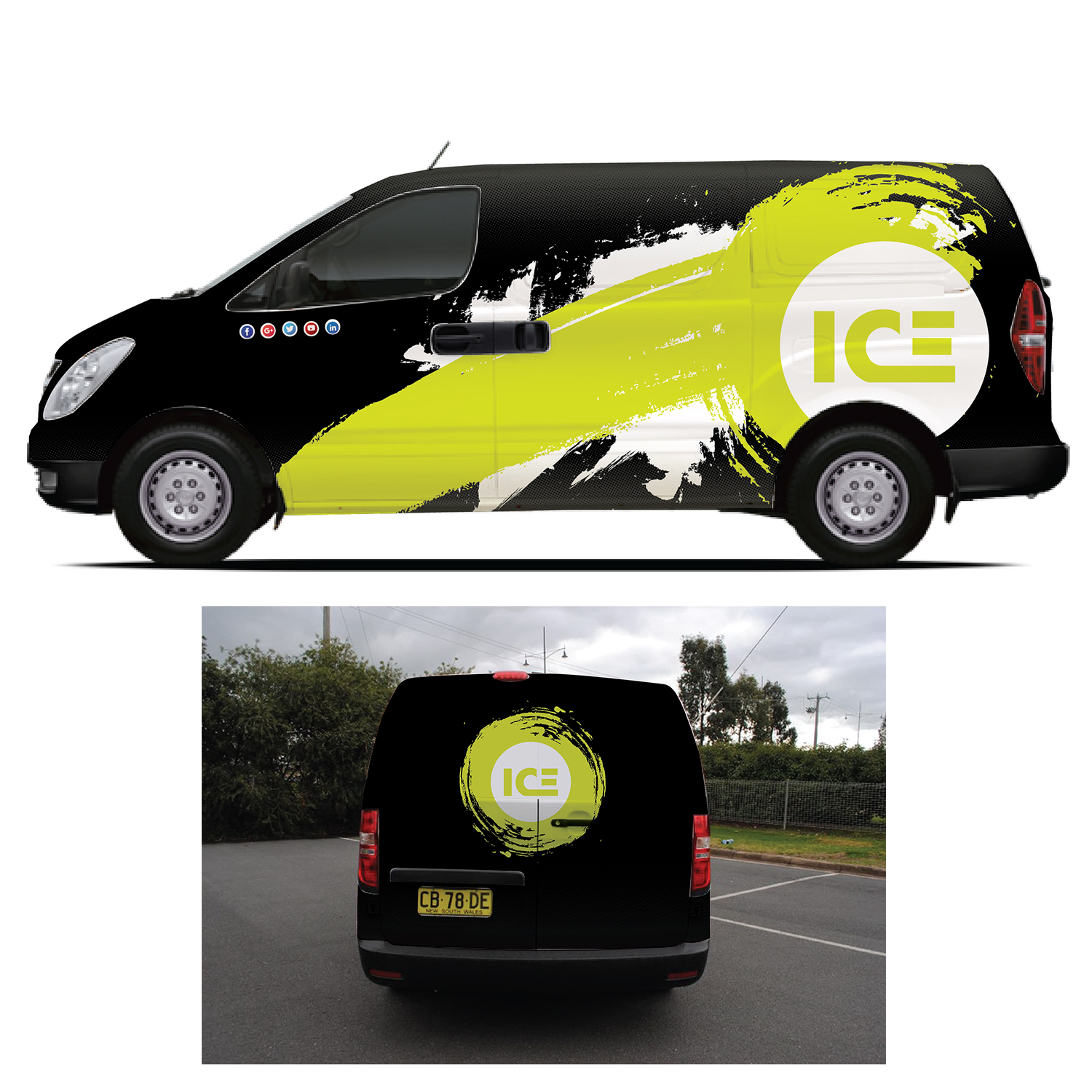 Diseño de Rotulación de Vehículo por Subhendu 3 para Ice Keukenmontage | Diseño #21054714