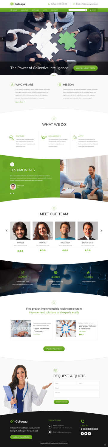 Web Design by pb for Colleaga | Design #21185848