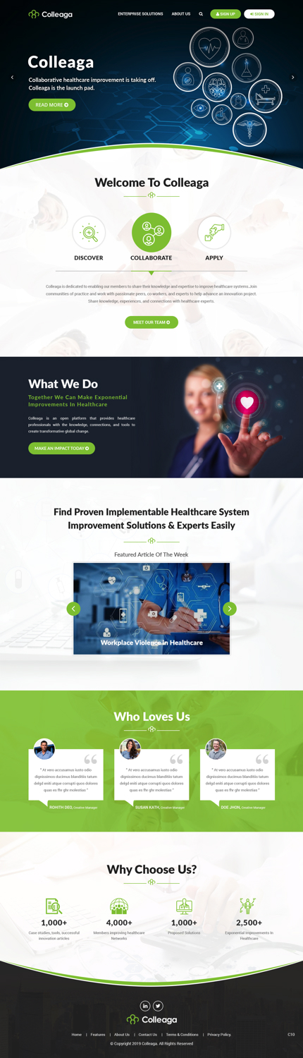 Web Design by pb for Colleaga | Design #21185850