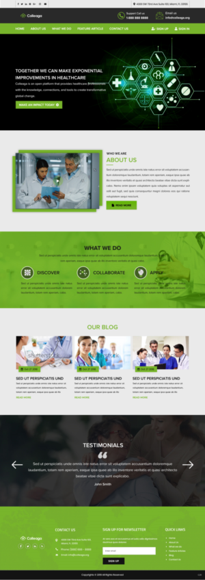 Web-Design von pb für Colleaga | Design: #21185851