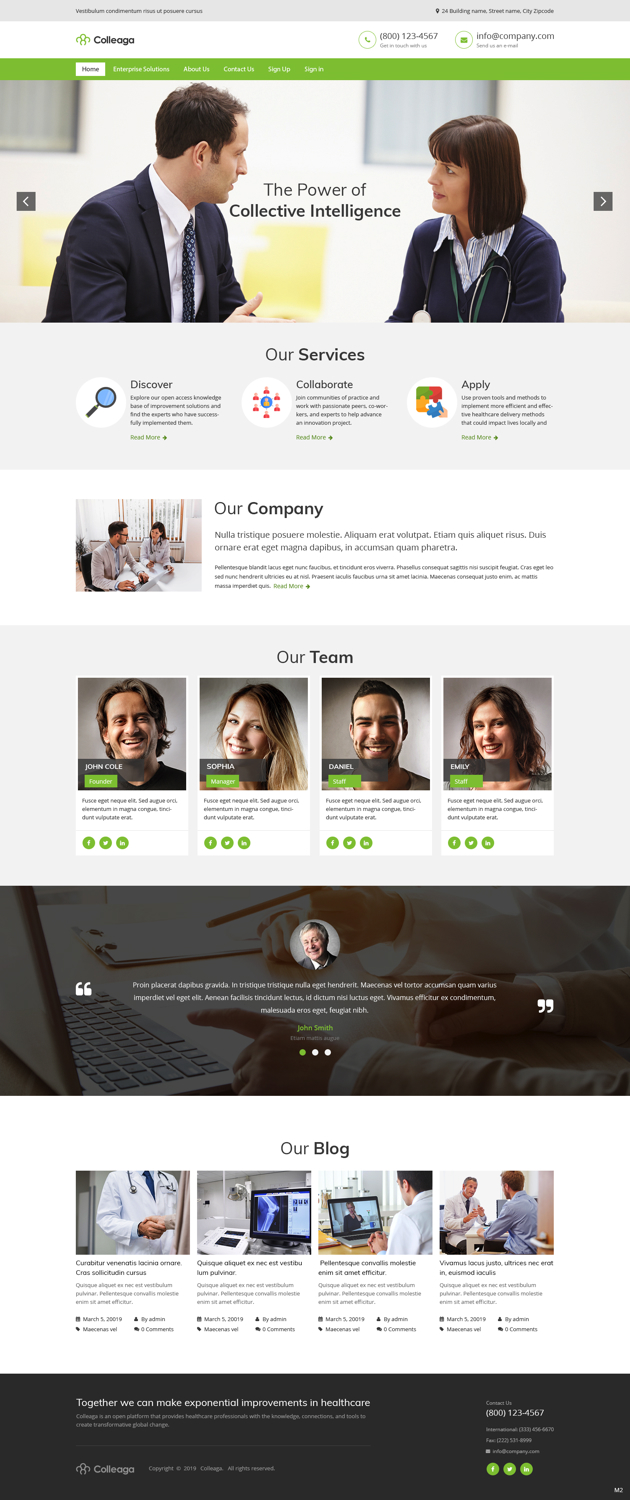 Web-Design von pb für Colleaga | Design #21185853