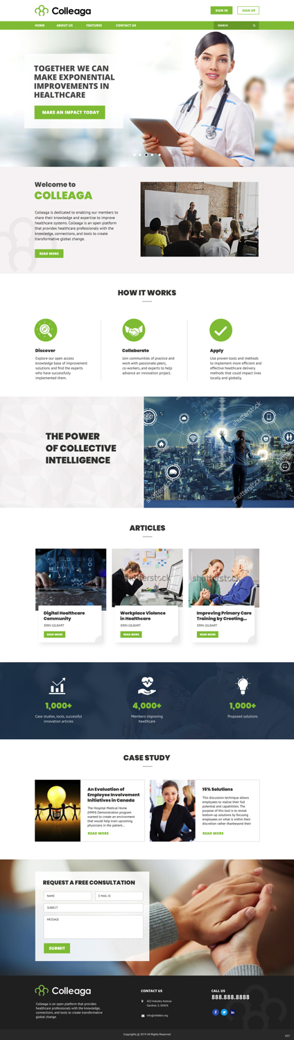 Web-Design von pb für Colleaga | Design #21185857