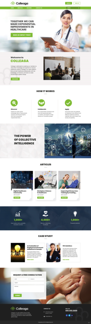 Web-Design von pb für Colleaga | Design: #21185857
