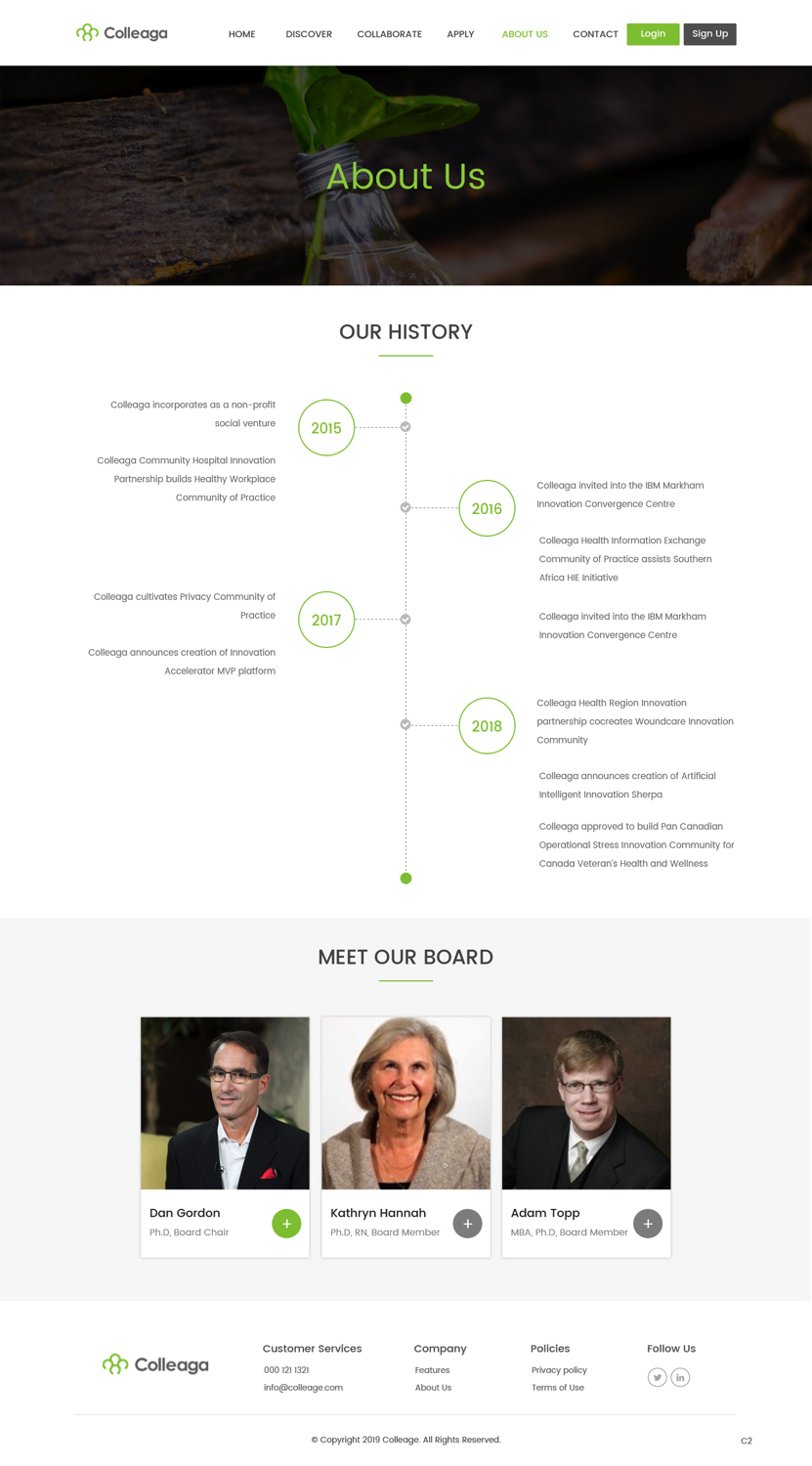 Web Design by pb for Colleaga | Design #21355189