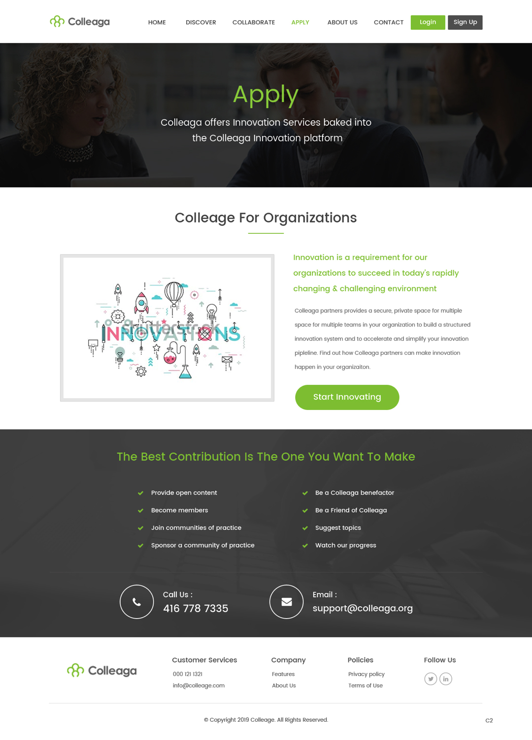 Web-Design von pb für Colleaga | Design #21355192