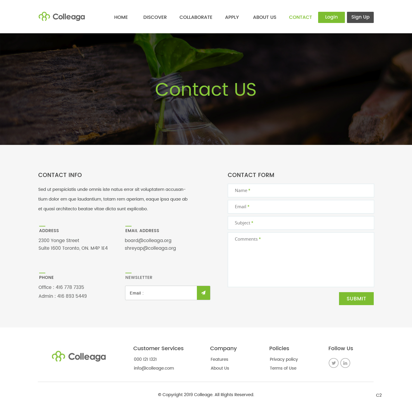 Web Design by pb for Colleaga | Design #21355193
