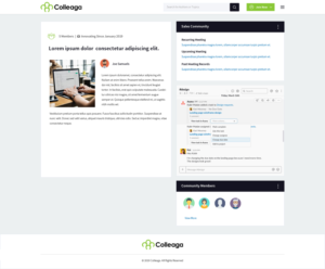 Web-Design von AbhishekRoyBunty für Colleaga | Design: #21036513