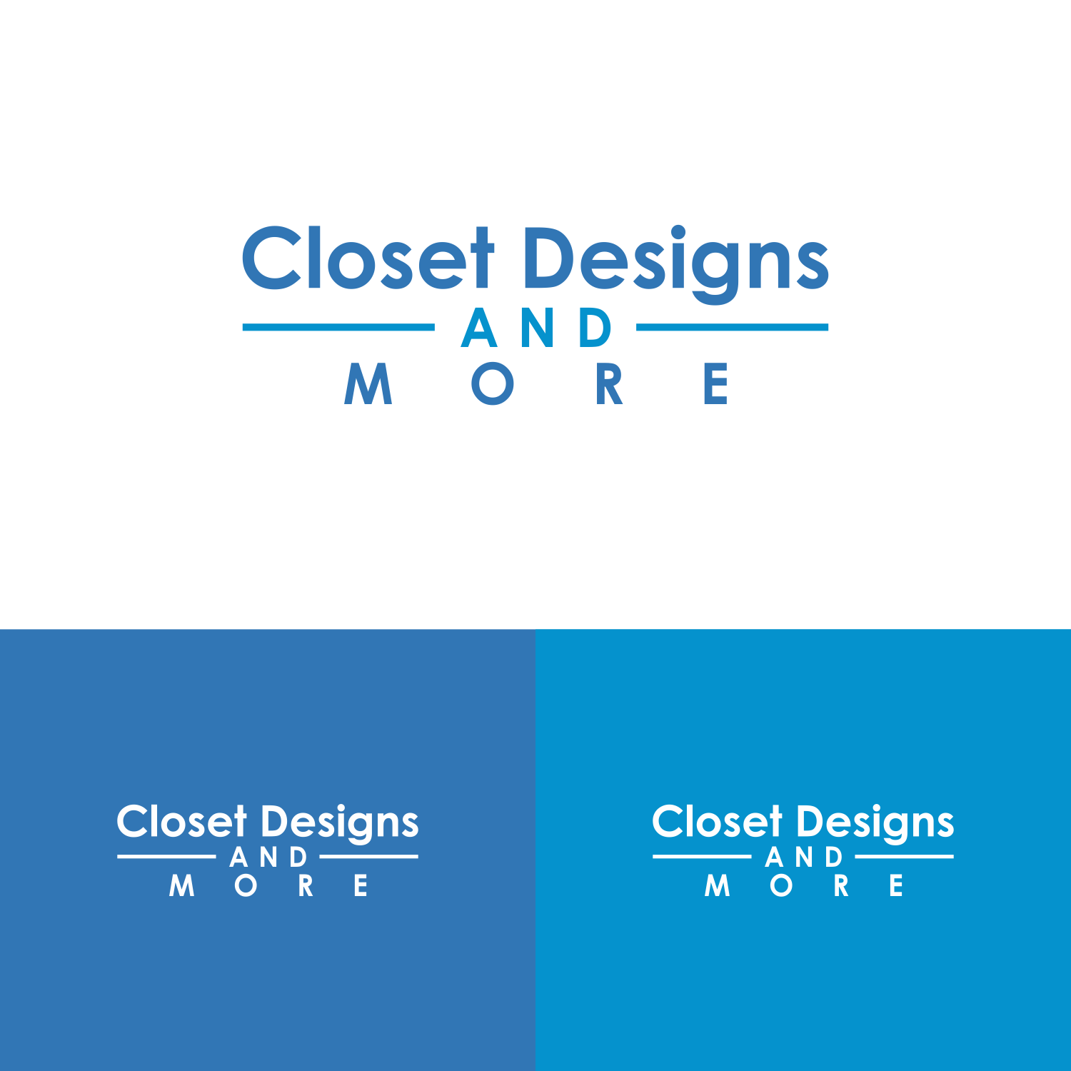 Logo Design by saher khan 2 for Closet Designs and More | Design #21031132
