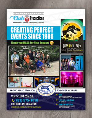 Flyer Design by aspiremedia for Club T Productions, Inc. | Design: #21025642