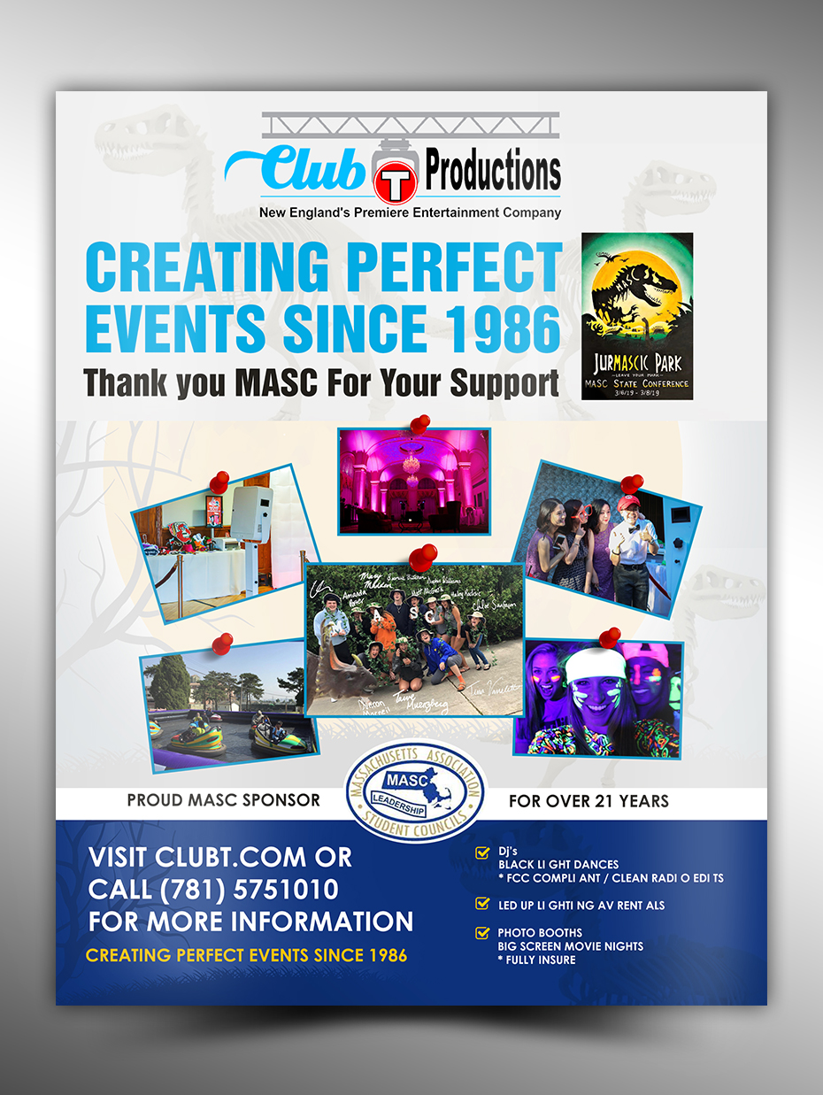 Flyer Design by innovative earth for Club T Productions, Inc. | Design #21027512