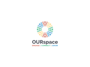 Icon + OURspace as name + incorporated in the logo: Engage | Connect | Grow | Logo-Design von happybrain design