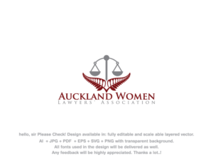Logo Design by peter jone for Auckland Women Lawyers' Association | Design: #21150169