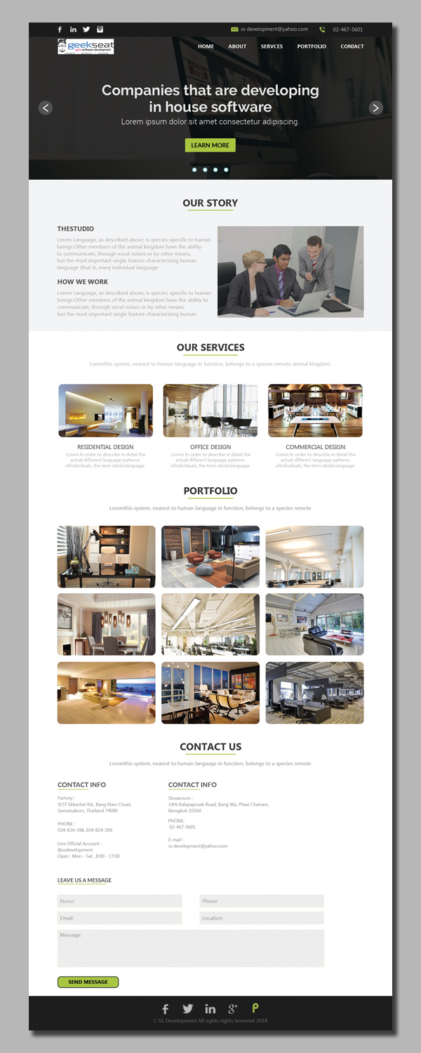 Web Design by Shovon9615 for this project | Design #21027757