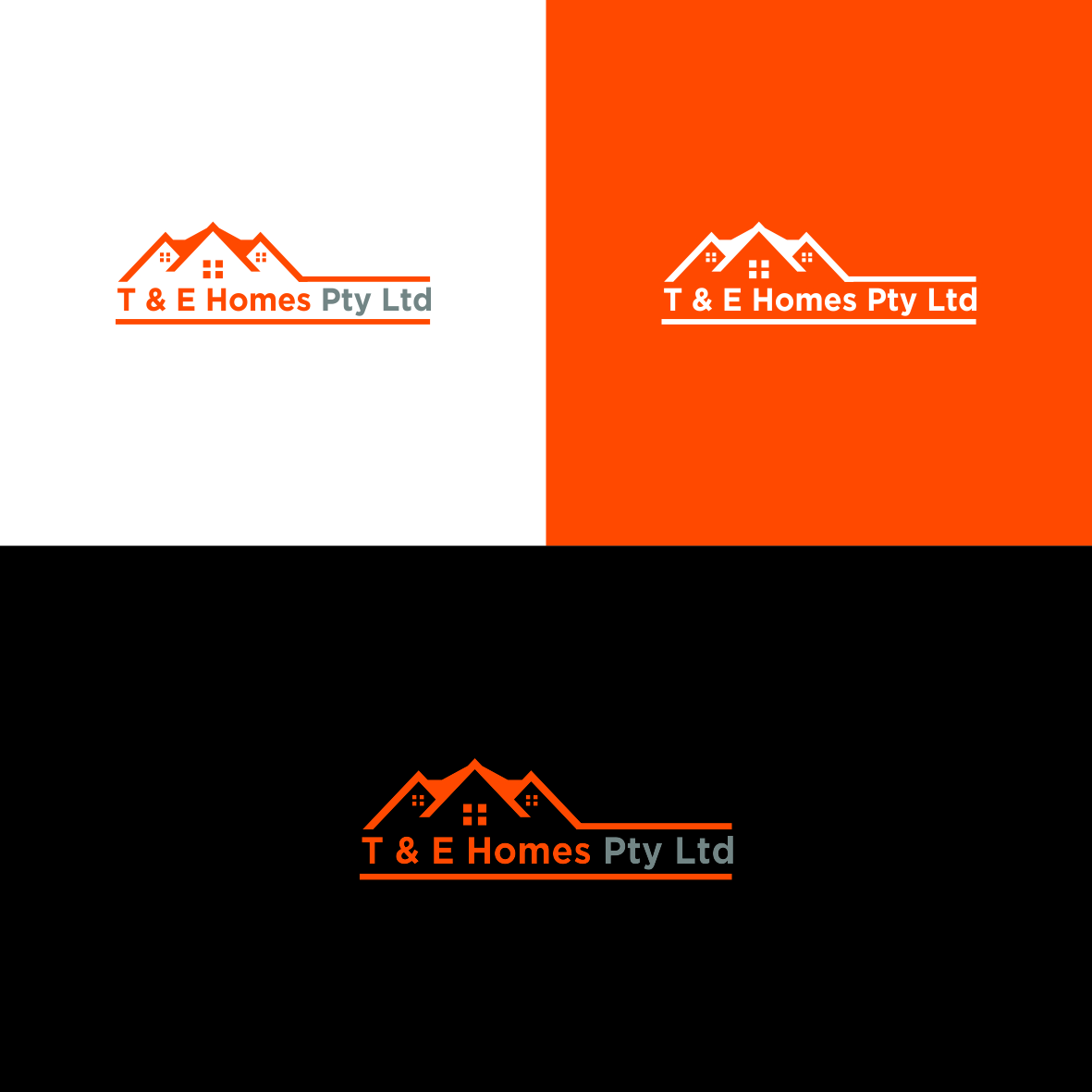 Modern Professional Logo Design For T E Homes Pty Ltd By DangHyang Modern Professional Logo Design For T E Homes Pty Ltd By DangHyang