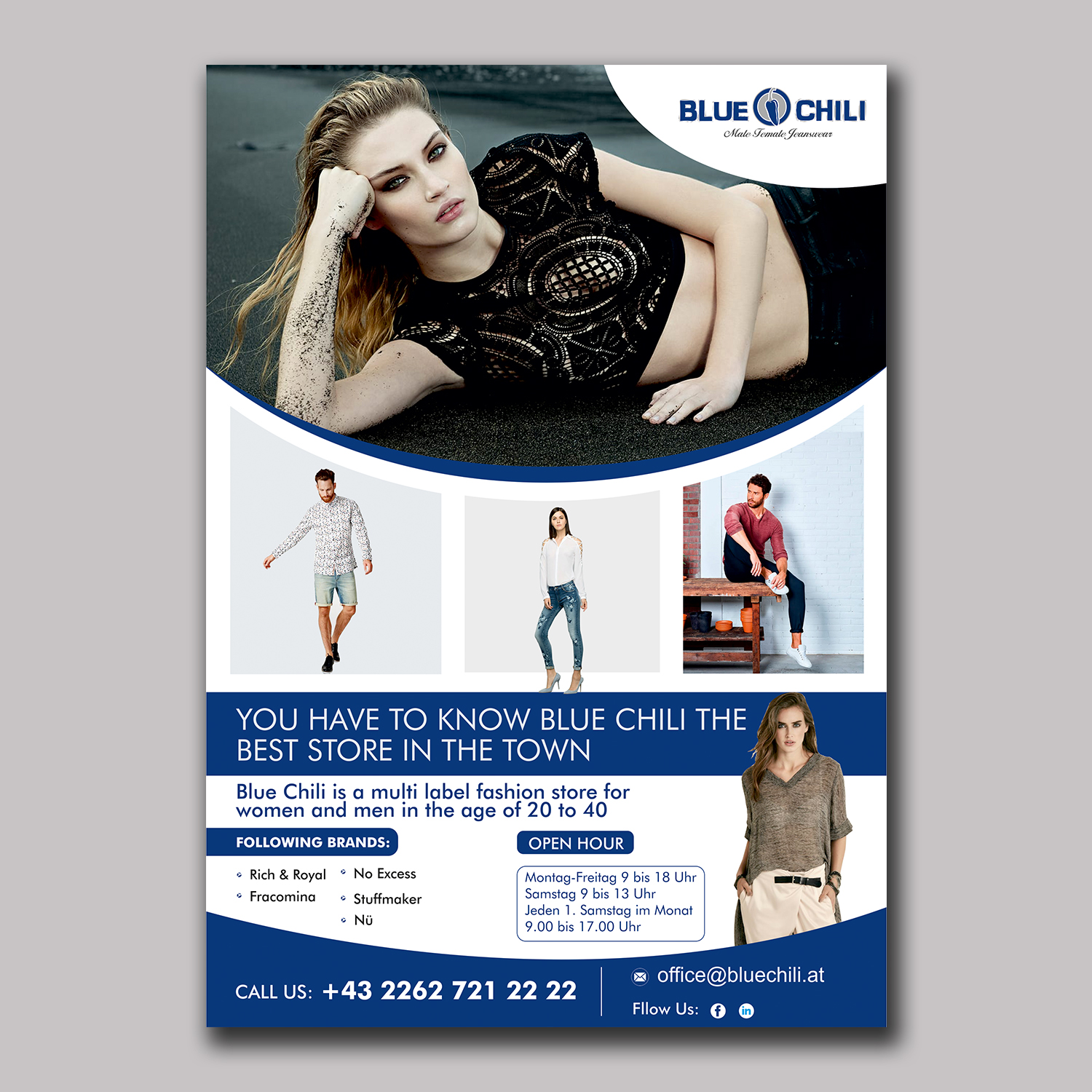 Design de Flyer par ecorokerz pour Blue Chili  | Design #21036829