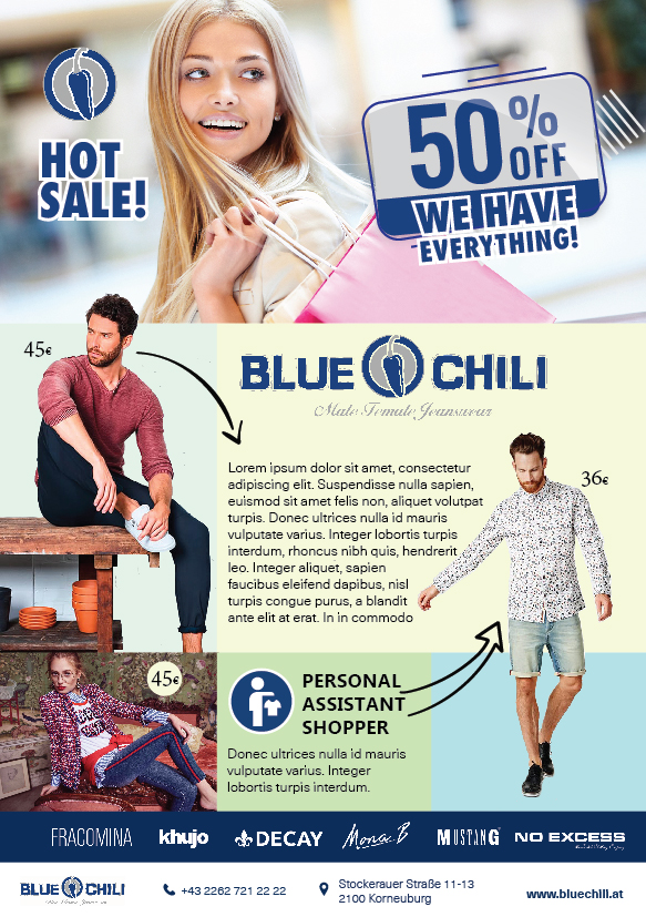 Flyer Design by MMZx for Blue Chili  | Design #21035767