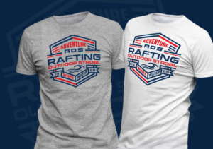 T-Shirt Design for Whitewater Rafting Clients | T-shirt Design by Ena