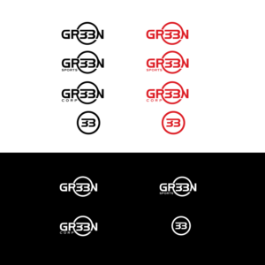 GR33N, 33, GR33N Corp, GR33N Sports | Logo Design by sankar999