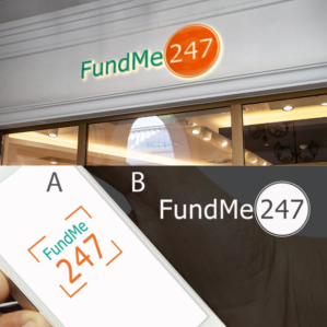 FundMe247 . (business service) FundMe (green) 247 (Orange) or vice versa ..  | Logo Design by mam1