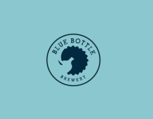 BLUE BOTTLE BREWING | Logo Design by Hiccups Design