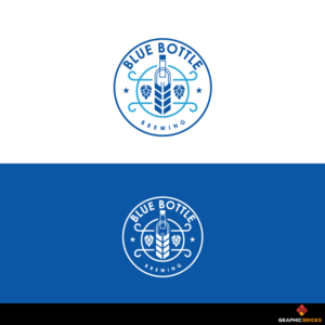 BLUE BOTTLE BREWING | Logo Design by Graphic Bricks