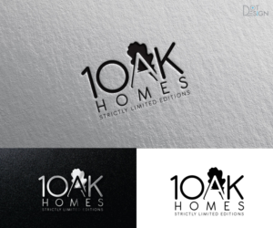 1OAK Homes (main) Strictly Limited Editions (tagline) | Logo Design by Dot Design 3