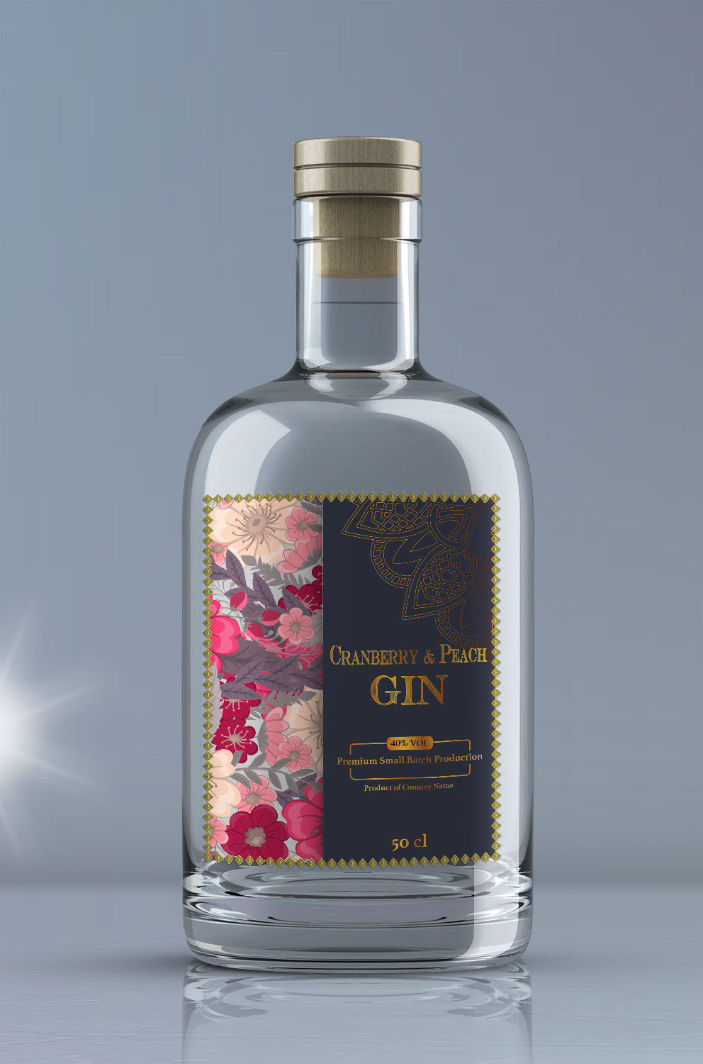 Diseño de Etiqueta por ronin71 para The Handmade Gin Company | Diseño #21084013