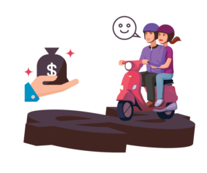 Money and Marriage Story -  Illustrations and Chart | Diseño Gráfico por Titan Solbiz