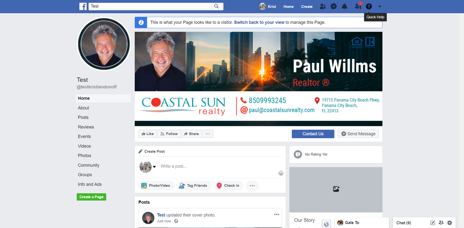 Facebook Design by Kristina Andonoff for 3Sticks Media | Design #21053872