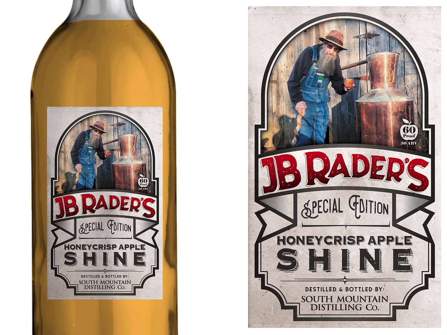 Graphic Design by Ana White for South Mountain Distilling Comapny | Design #21130459
