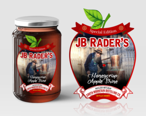 Honeycrisp Apple Moonshine Design | Graphic Design by SAI DESIGNS
