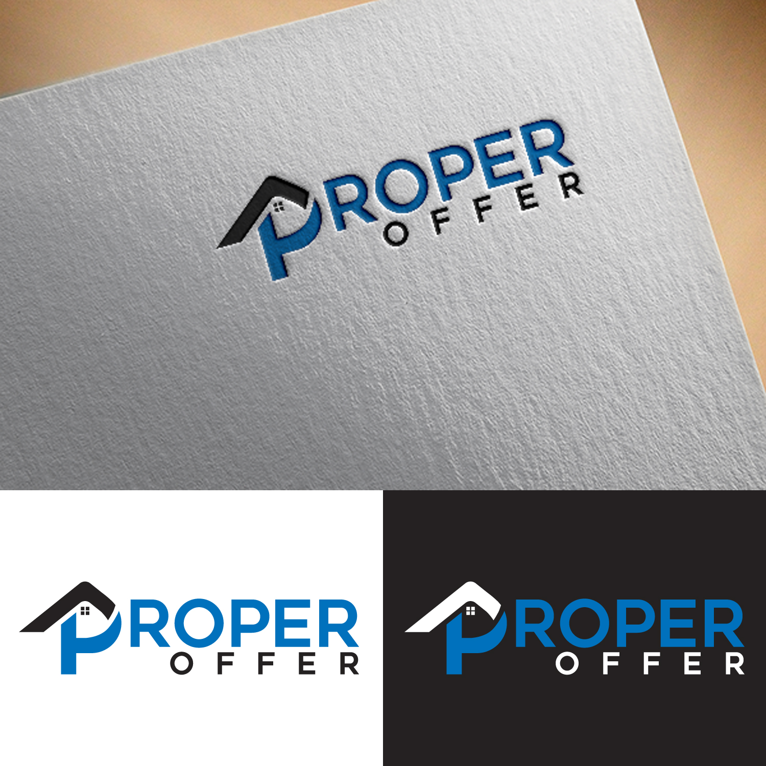 Logo Design by Rupok MT for Proper offer  | Design #21055166