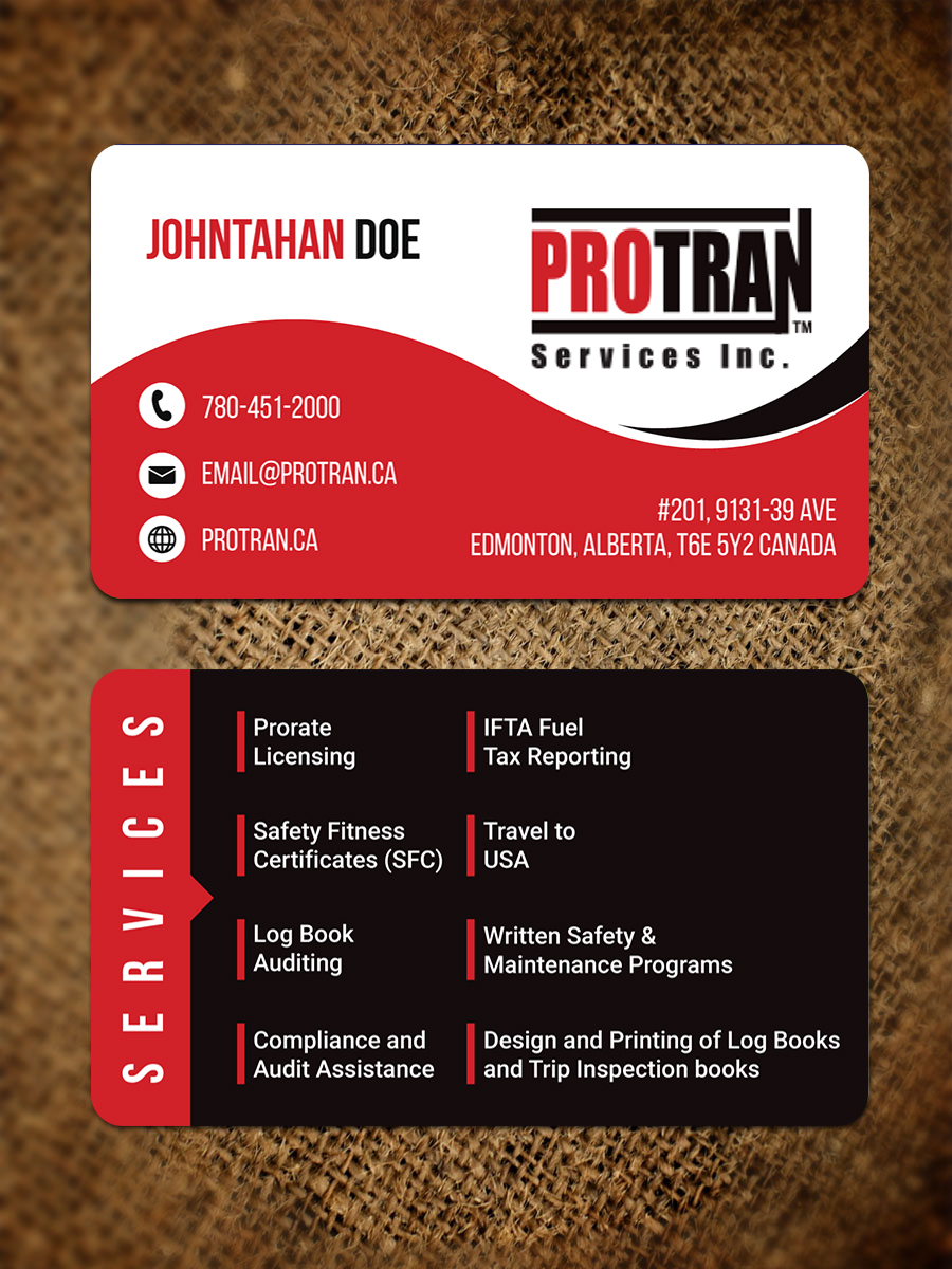 Business Card Design by JK18 for this project | Design #21042209