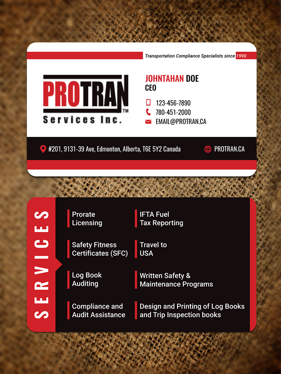 Business Card Design by JK18 for this project | Design #21099274