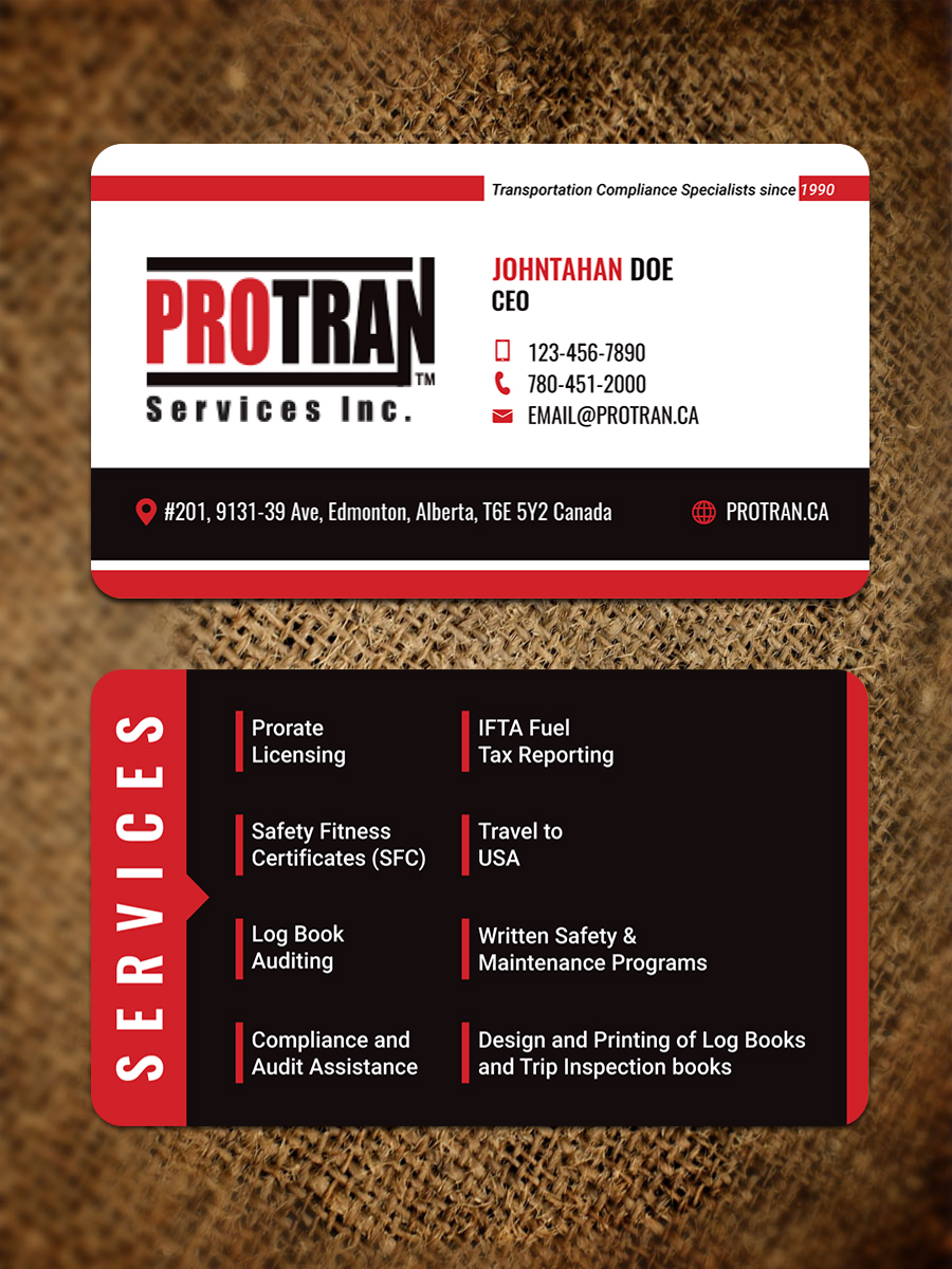 Business Card Design by JK18 for this project | Design #21099275