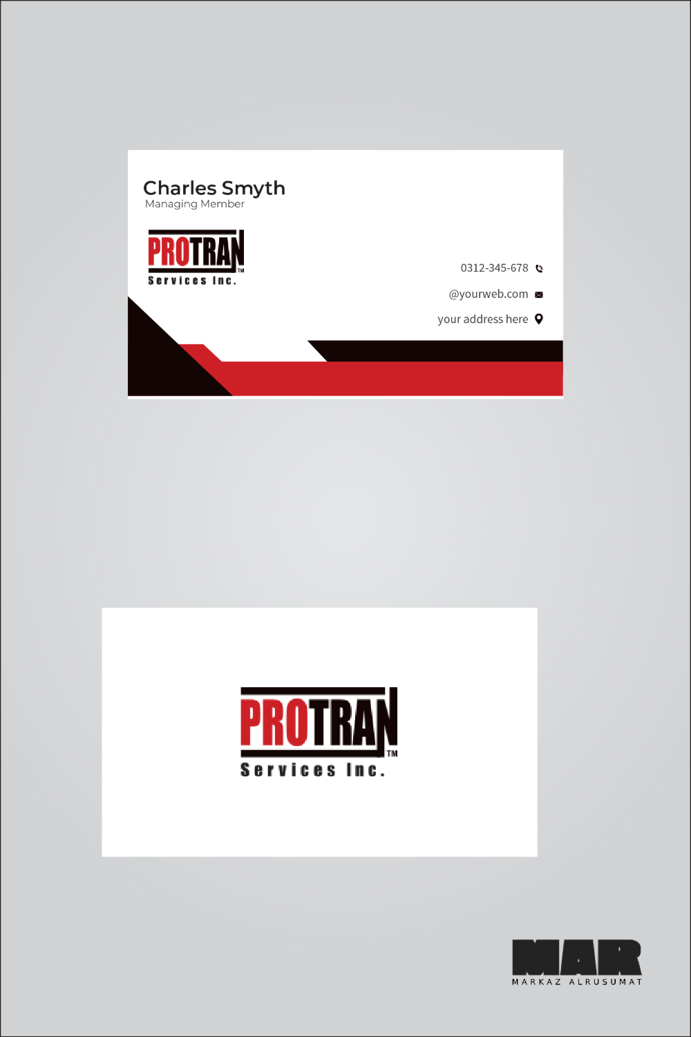 Business Card Design by MarkazAlrusumatOfficial for this project | Design #21071424