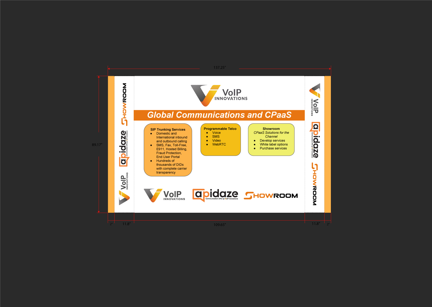 Diseño de Stand de Feria por Balayat843 para VoIP Innovations | Diseño #21047356
