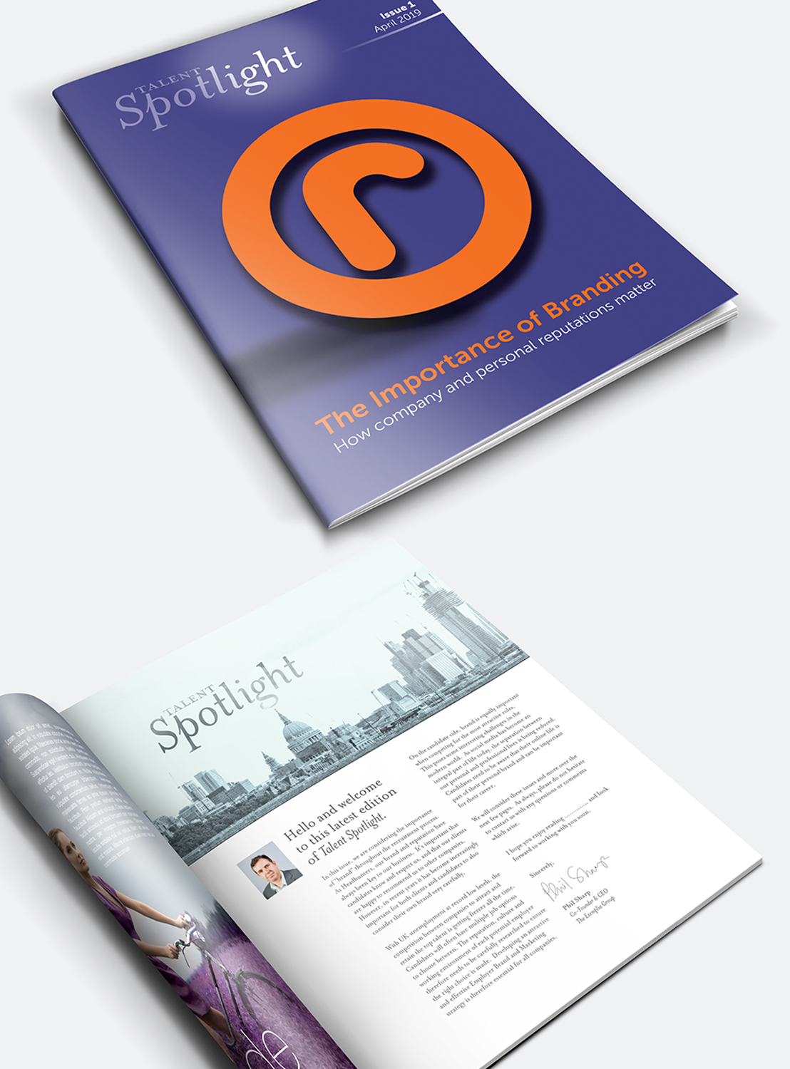 Magazin-Design von see why für Elliot Marsh Headhunting Partners | Design #21168719