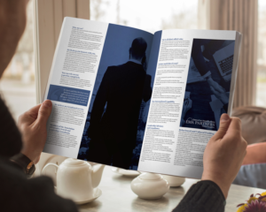 Magazine Design by banedsgn for Elliot Marsh Headhunting Partners | Design: #21193901