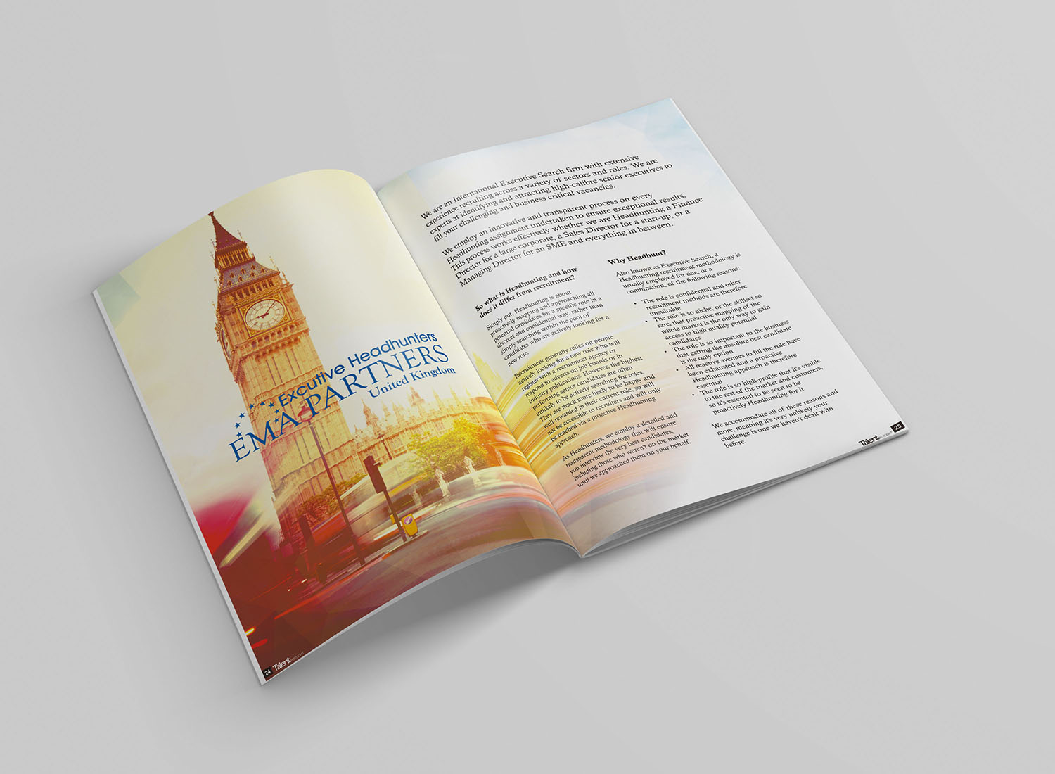 Magazine Design by lookedaeng for Elliot Marsh Headhunting Partners | Design #21196803