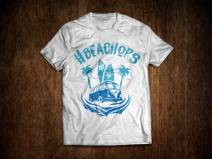 T-Shirt Design - BeachOps / ROSES