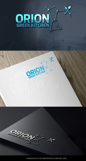 Orion Greek Kitchen | Logo Design by graphicevolution
