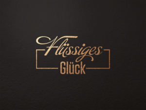 Flüssiges Glück or Fluessiges Glueck | Logo Design by H-H Arts