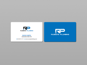 Business Card Design by Creations Box 2015 for Russo's Plumbing  | Design: #21055305