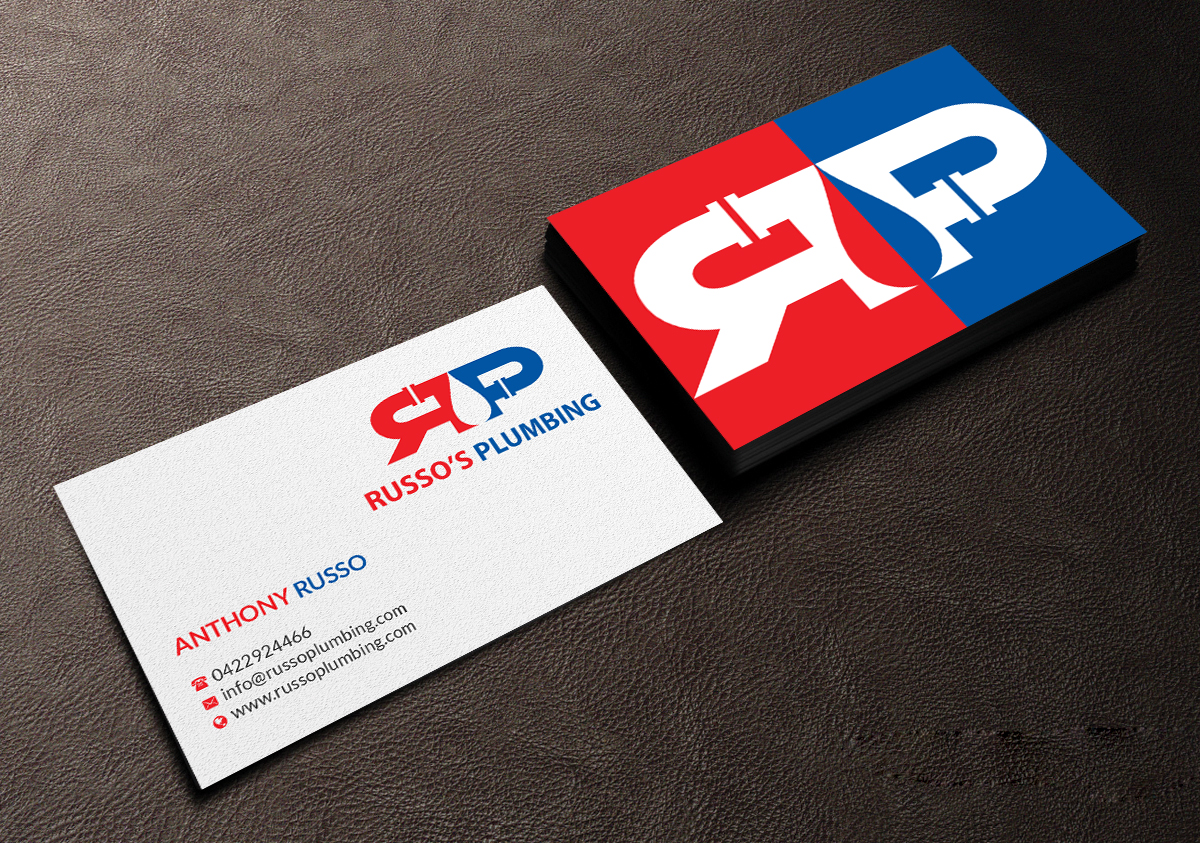 Diseño de Tarjeta de Presentación por Creations Box 2015 para Russo's Plumbing  | Diseño #21057207