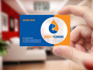 Business Card Design by Creations Box 2015 for Russo's Plumbing  | Design: #21057219